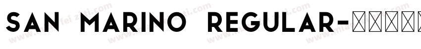 San Marino Regular字体转换
